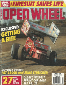 OPEN WHEEL 1993 MAR - THE LITTLE 500, PAT ABOLD, TURKEY NIGHT, STREICHER